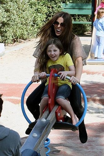 Kate Beckinsale and Daughter Lily at the Park